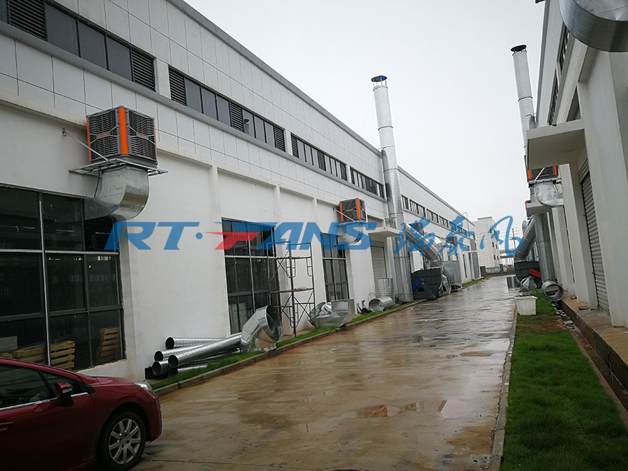廠房降溫,工業(yè)冷風機,瑞泰風冷風機