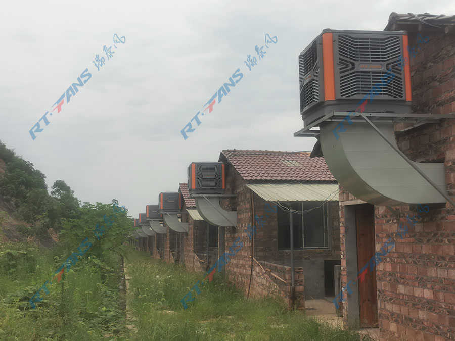 工廠降溫設(shè)備,瑞泰風冷風機,冷風機