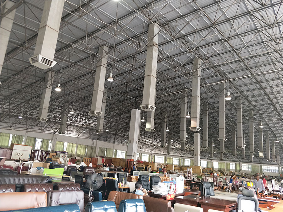 車間降溫方案,江西環(huán)?？照{(diào),冷風(fēng)機